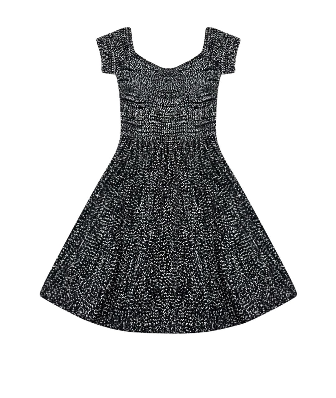 CHRISTIAN DIOR Черное вискозное коктейльное платье, фото 1