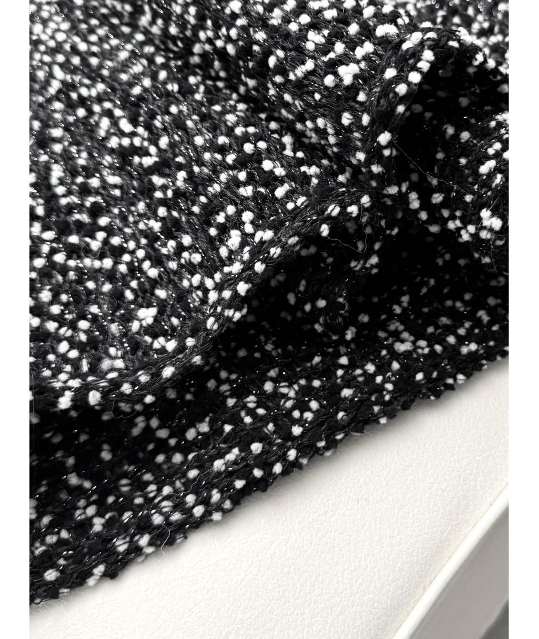 CHRISTIAN DIOR Черное вискозное коктейльное платье, фото 4