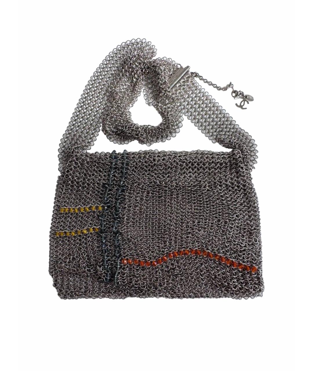 CHANEL Серебряная поясная сумка, фото 1