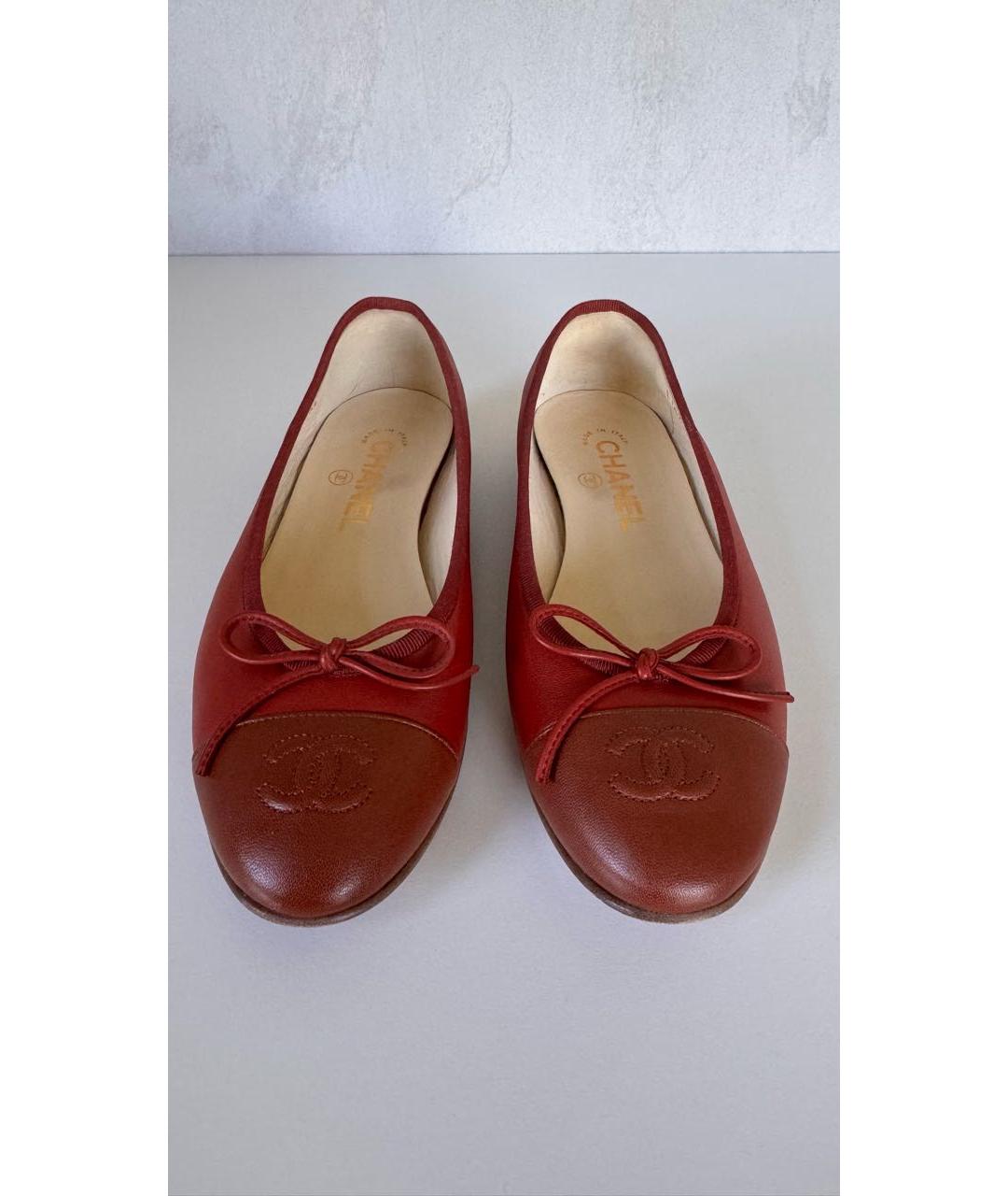 CHANEL Мульти кожаные балетки, фото 2