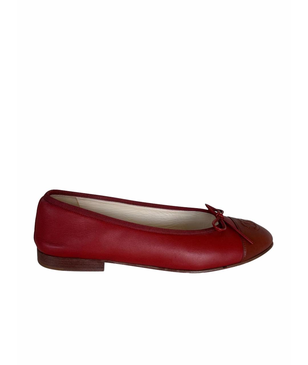 CHANEL Мульти кожаные балетки, фото 1