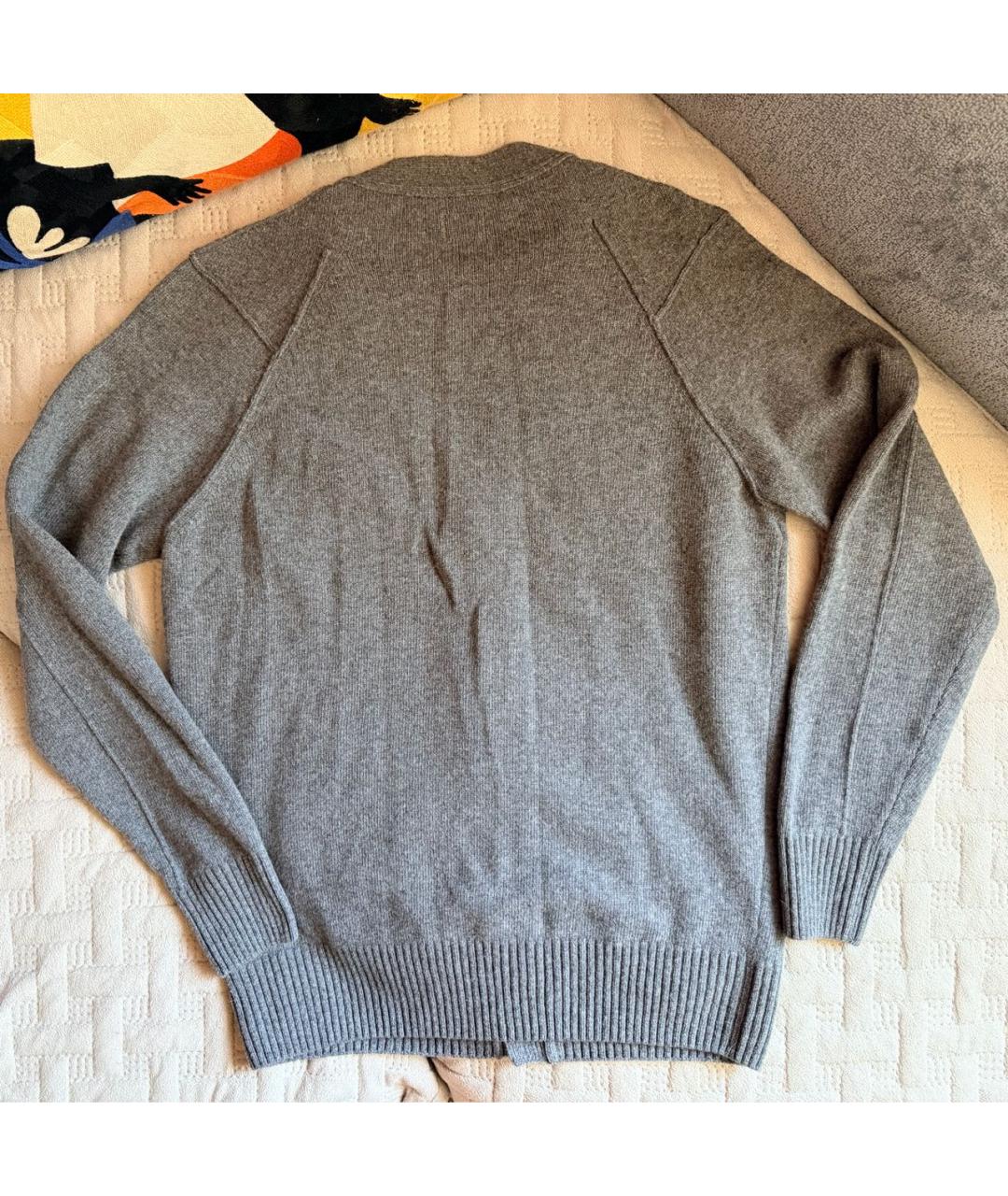 CP COMPANY Антрацитовый шерстяной кардиган, фото 2