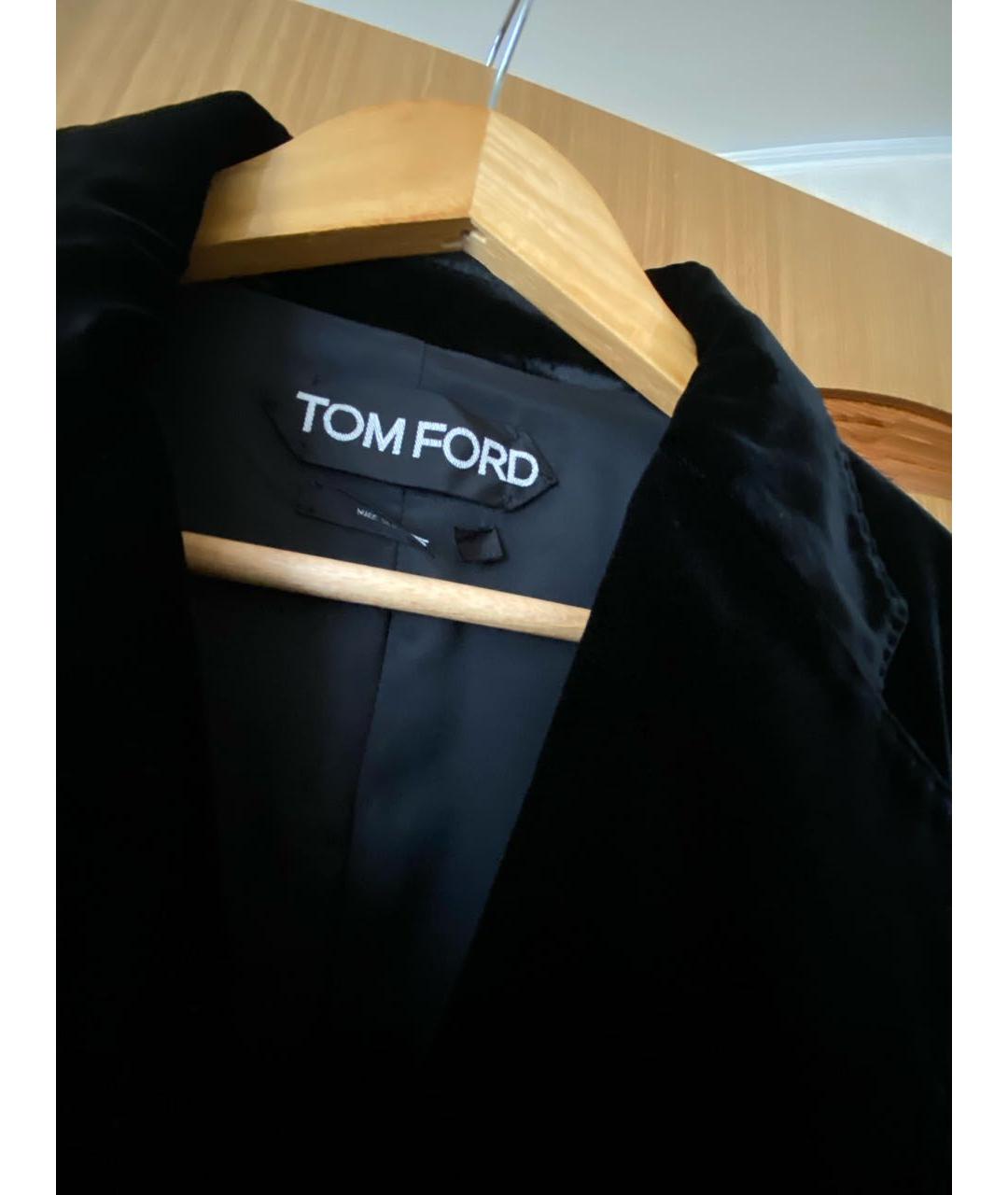 TOM FORD Черный бархатный жакет/пиджак, фото 7