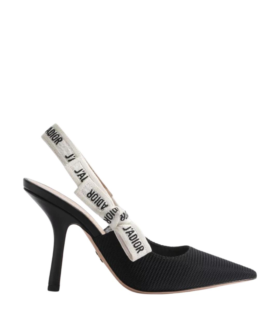 CHRISTIAN DIOR Черные босоножки, фото 1