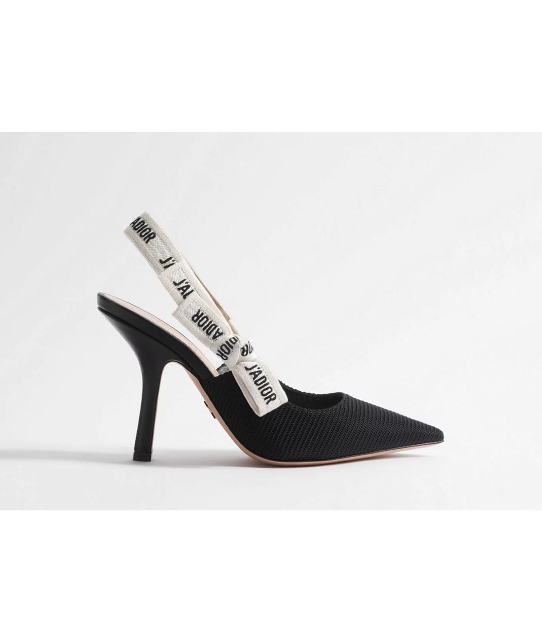 CHRISTIAN DIOR Черные босоножки, фото 4