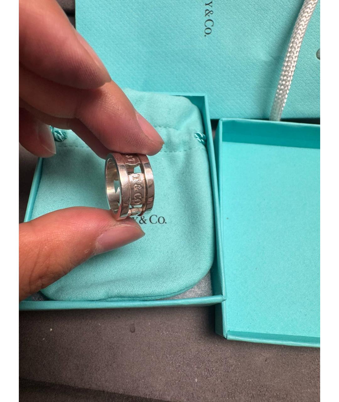 TIFFANY&CO Серебряное серебряное кольцо, фото 4