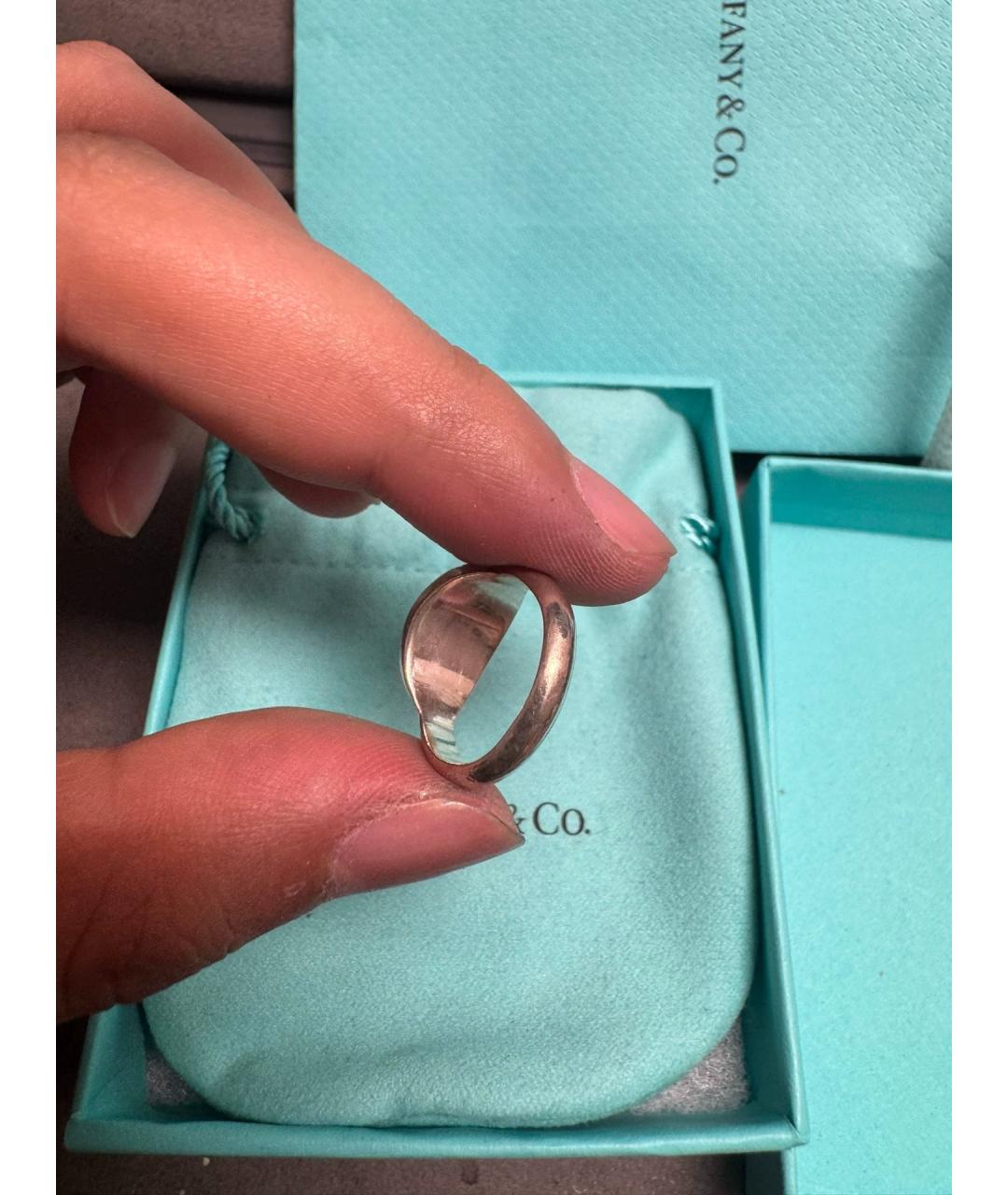 TIFFANY&CO Серебряное серебряное кольцо, фото 4