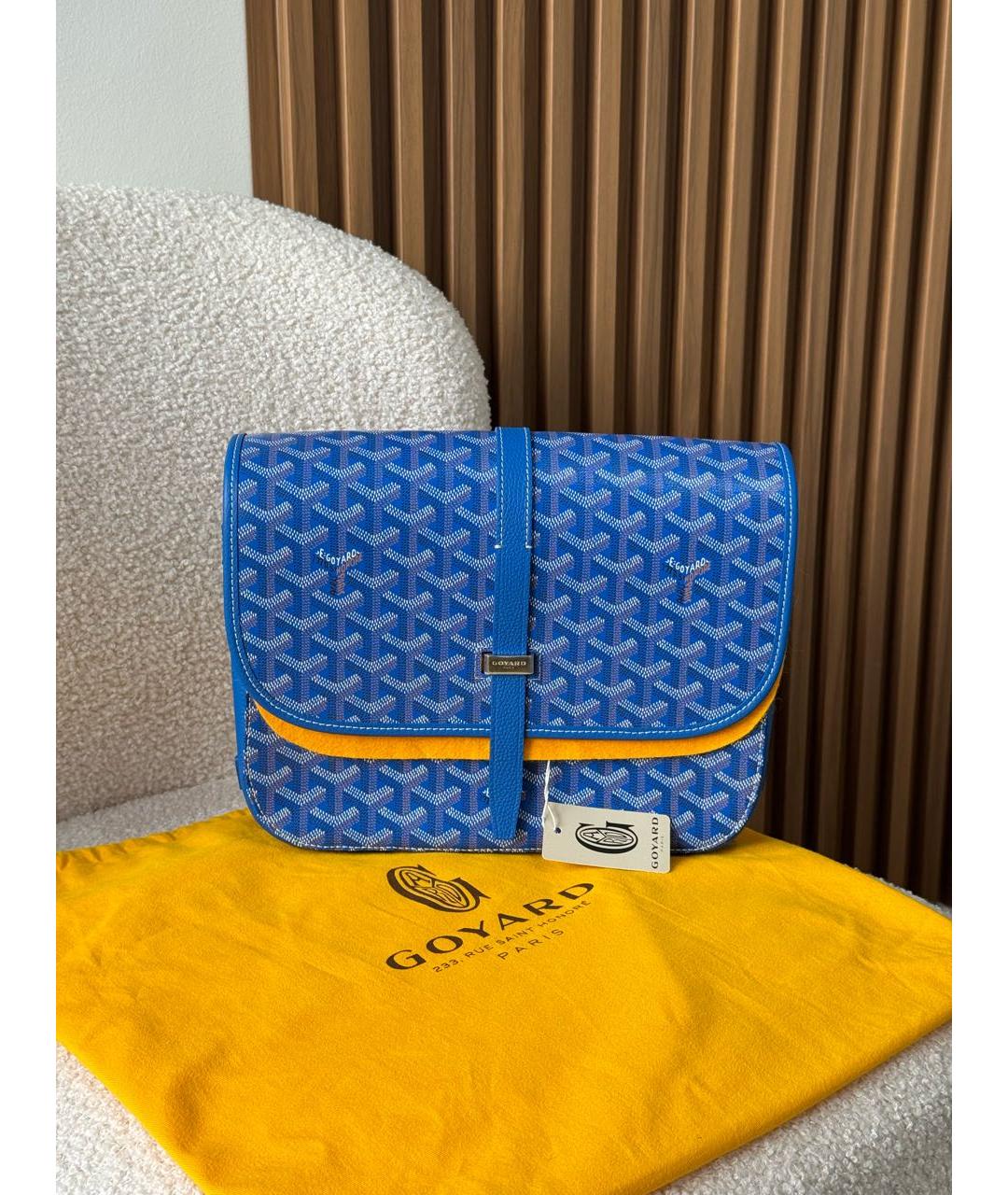 GOYARD Синяя сумка на плечо, фото 2