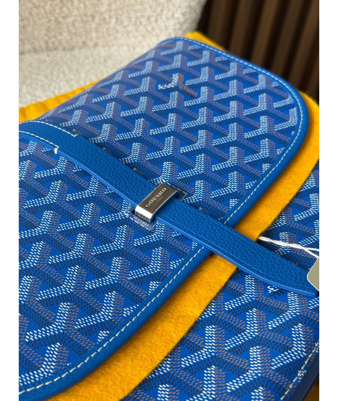 GOYARD Синяя сумка на плечо, фото 4