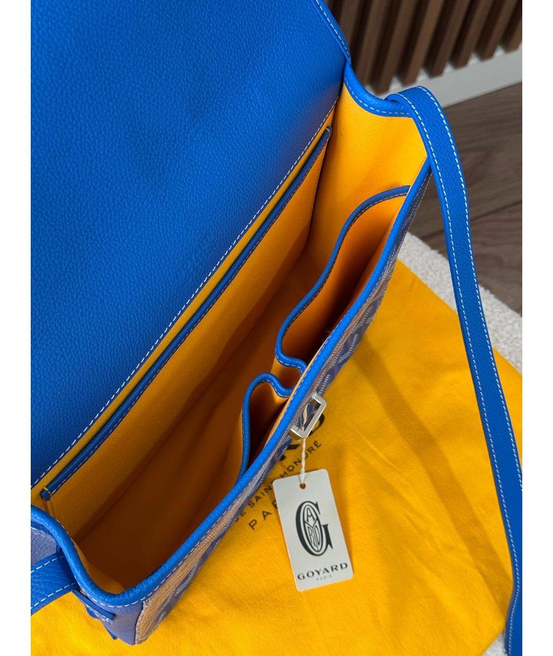 GOYARD Синяя сумка на плечо, фото 5