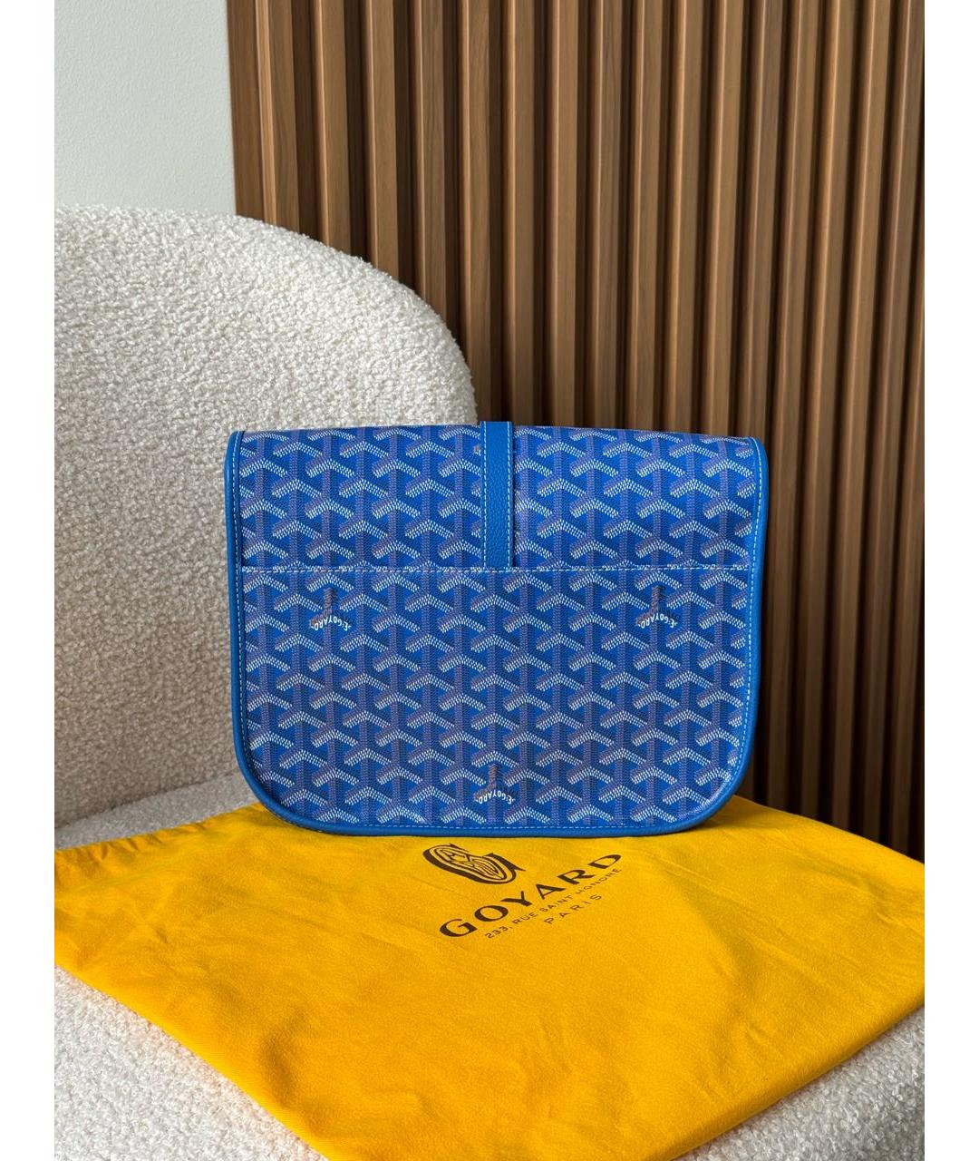 GOYARD Синяя сумка на плечо, фото 3