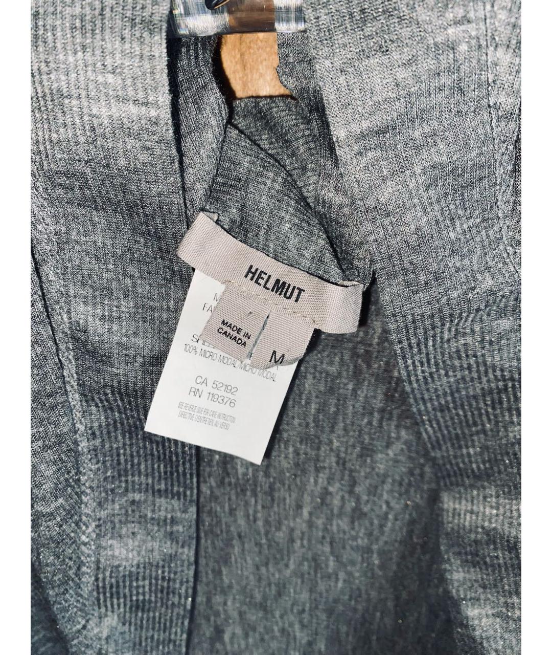 HELMUT LANG Серый модальный кардиган, фото 4