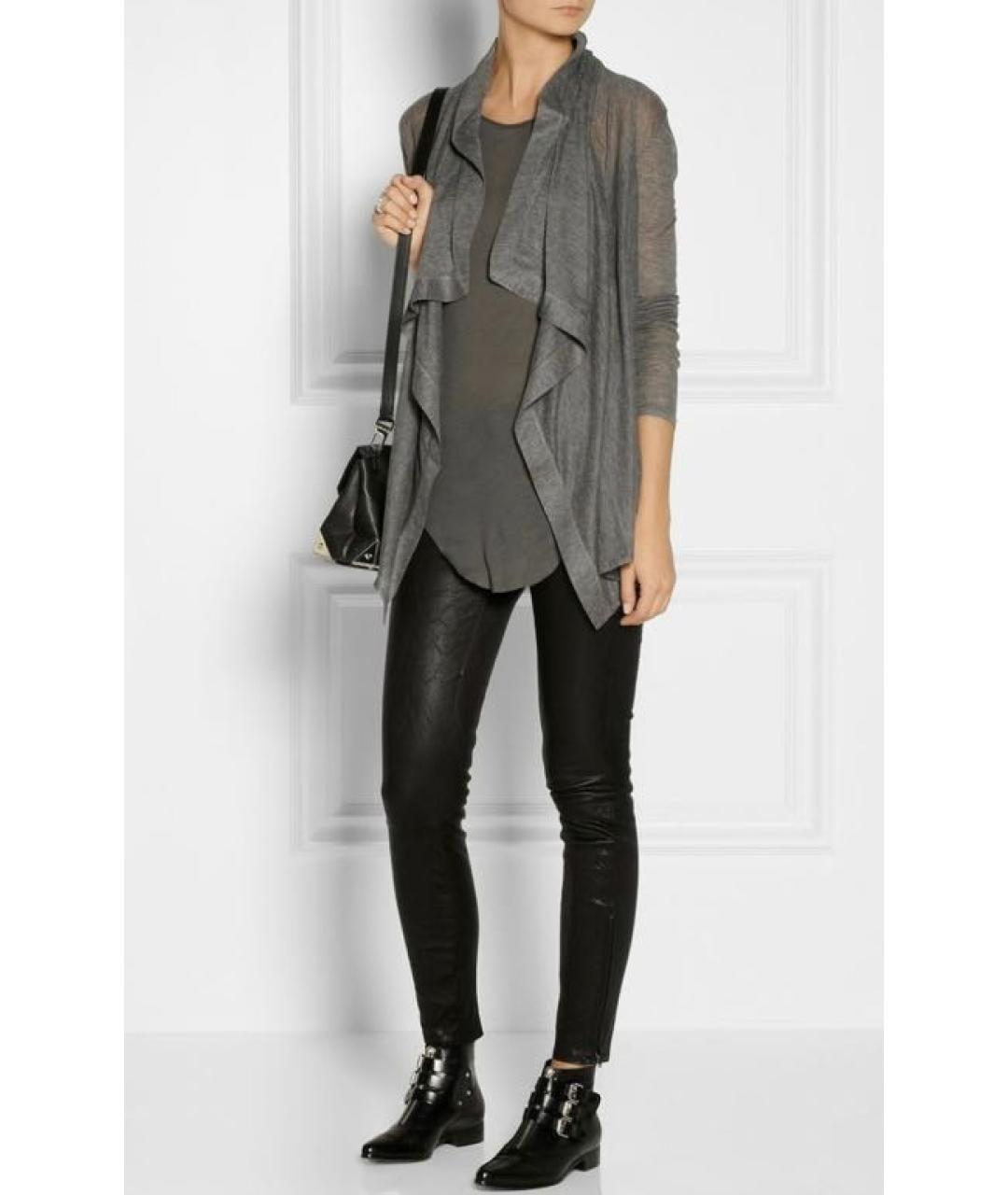 HELMUT LANG Серый модальный кардиган, фото 8