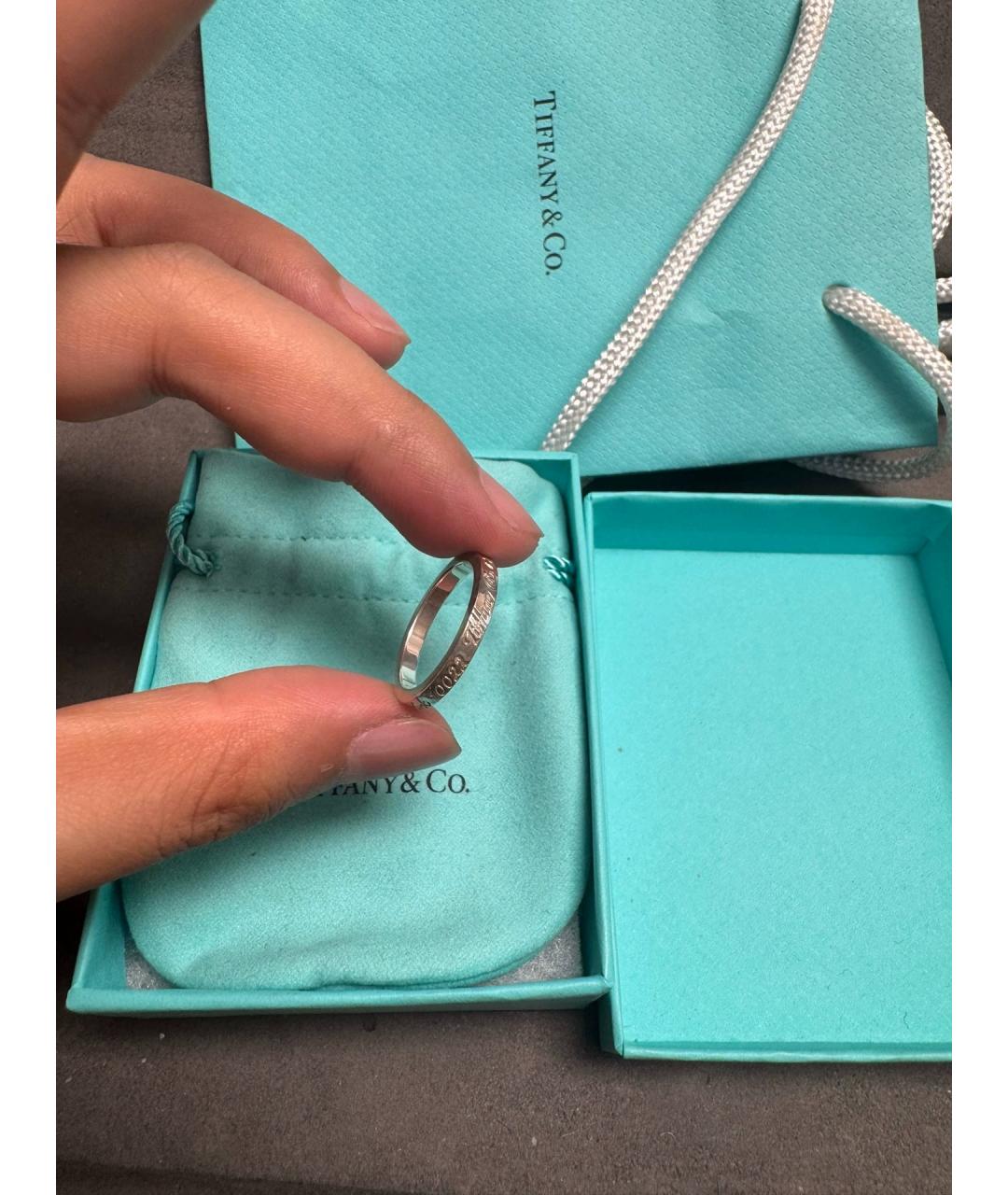 TIFFANY&CO Серебряное серебряное кольцо, фото 2