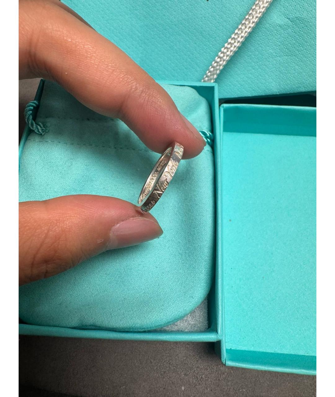TIFFANY&CO Серебряное серебряное кольцо, фото 7