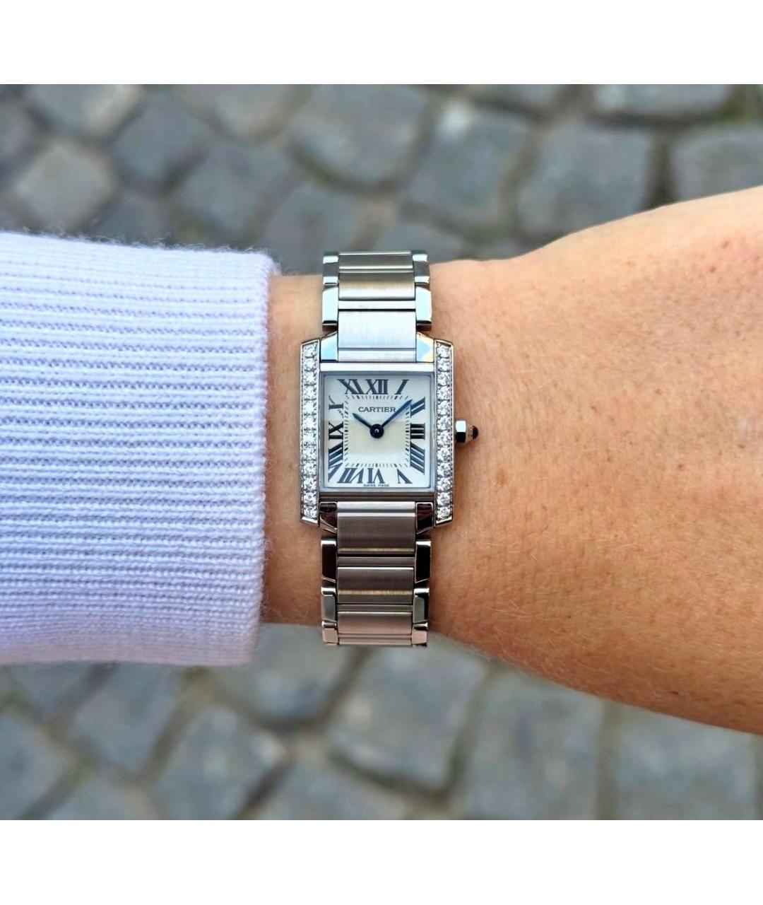 CARTIER Серебряные металлические часы, фото 3
