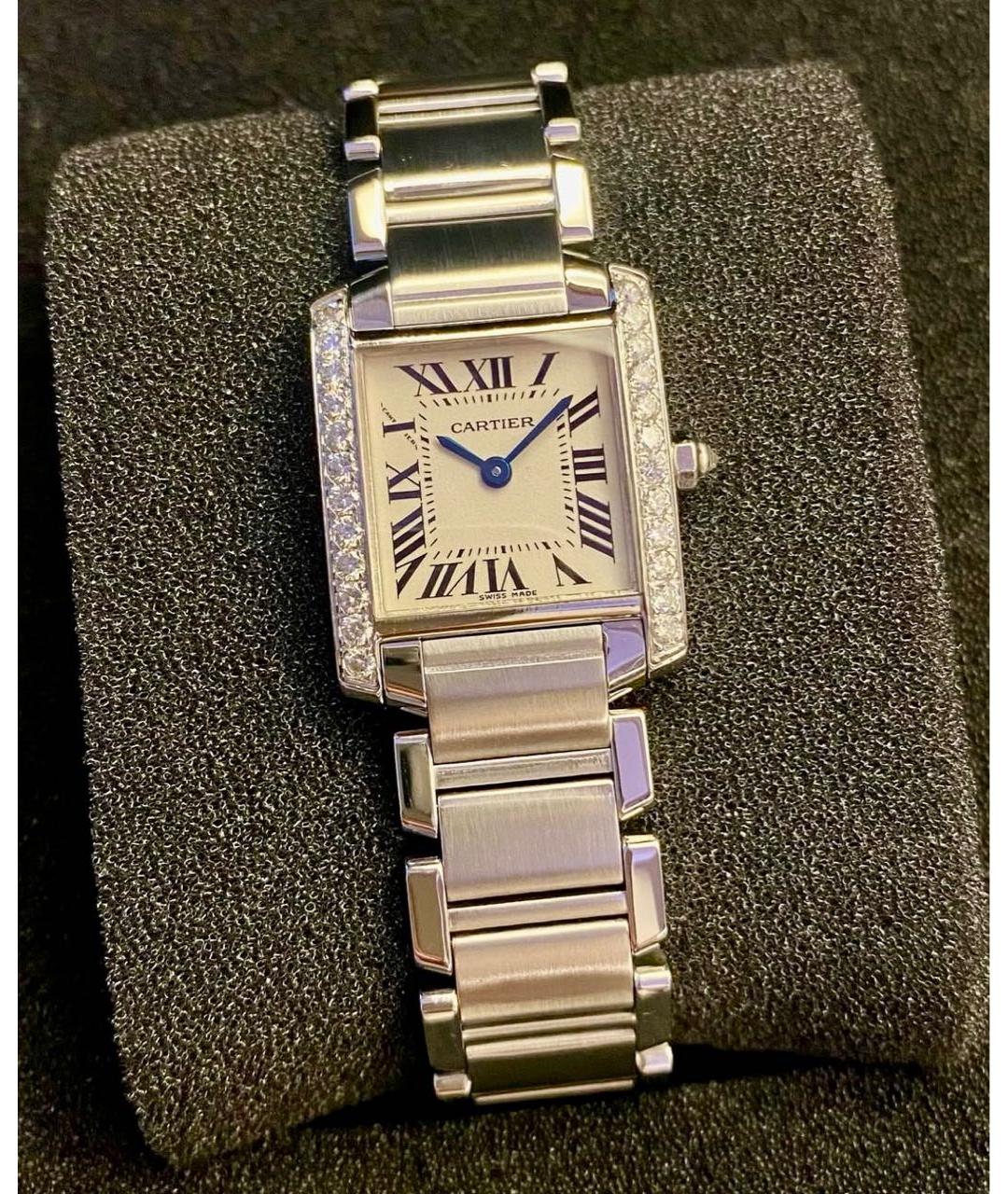 CARTIER Серебряные металлические часы, фото 4