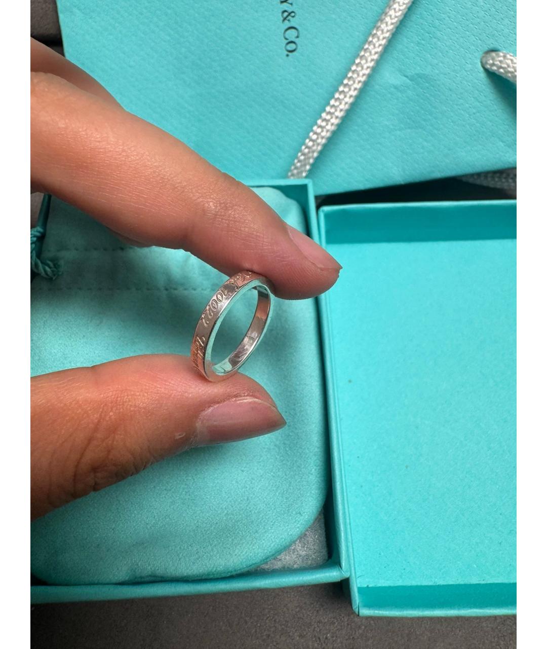 TIFFANY&CO Серебряное серебряное кольцо, фото 5