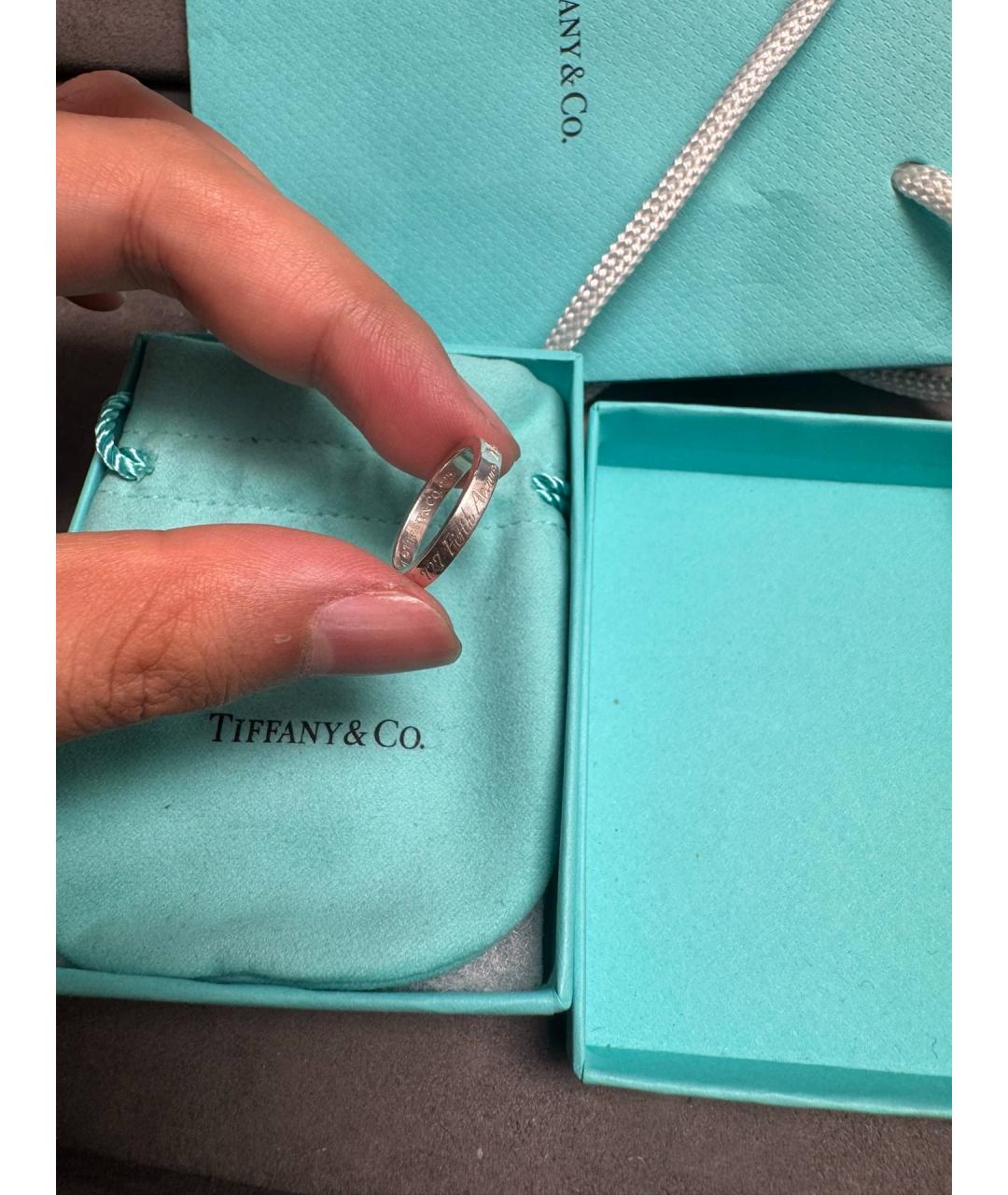 TIFFANY&CO Серебряное серебряное кольцо, фото 7