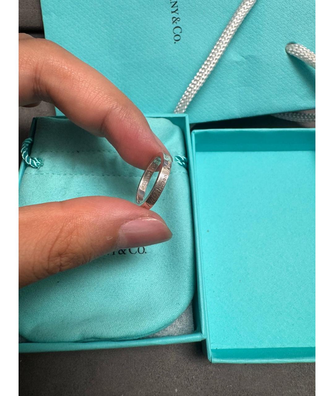 TIFFANY&CO Серебряное серебряное кольцо, фото 2