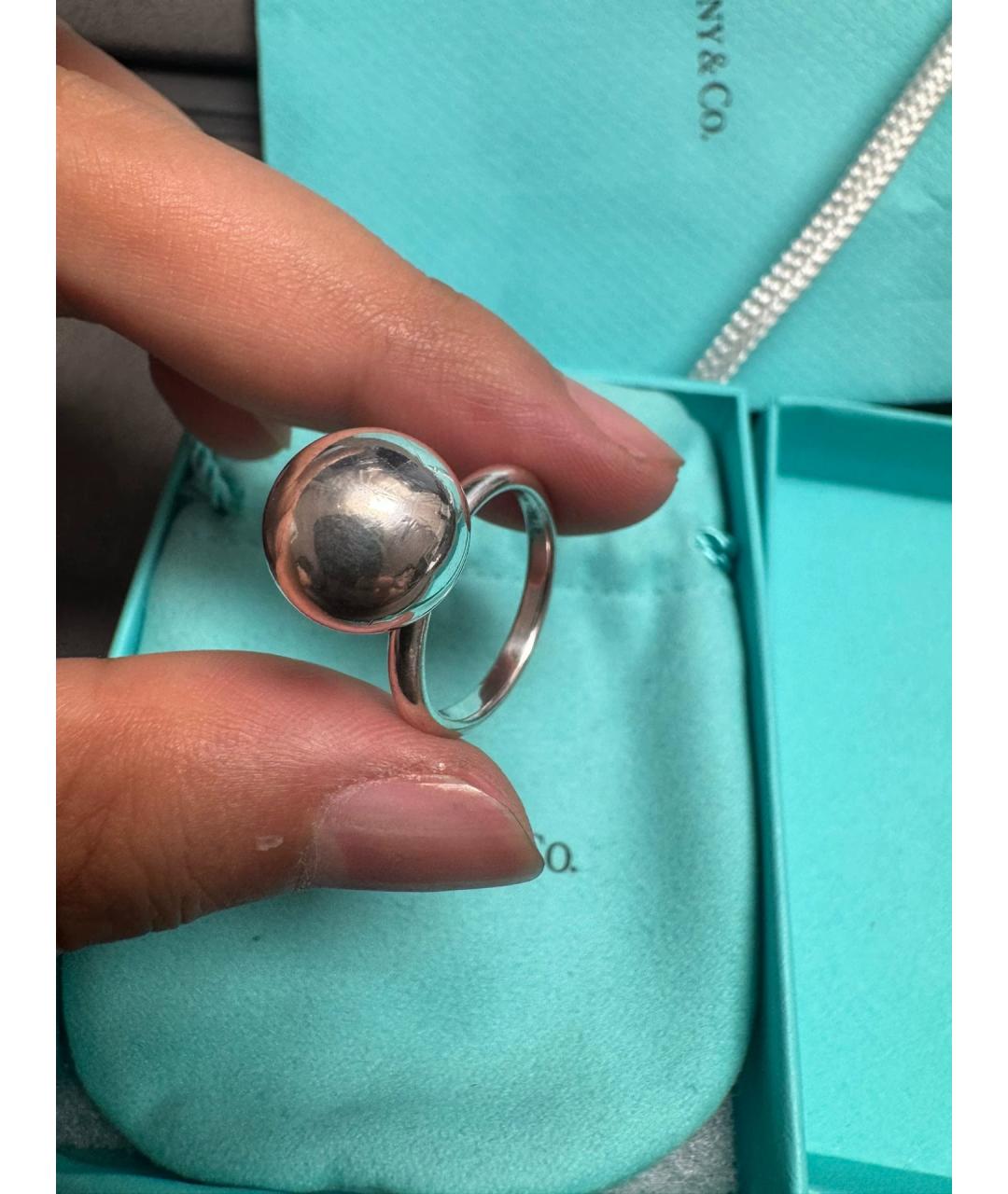 TIFFANY&CO Серебряное серебряное кольцо, фото 3