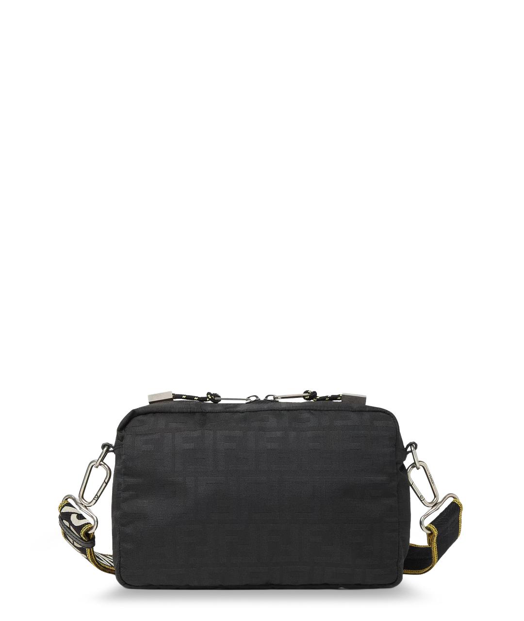 FENDI Черная синтетическая сумка на плечо, фото 2