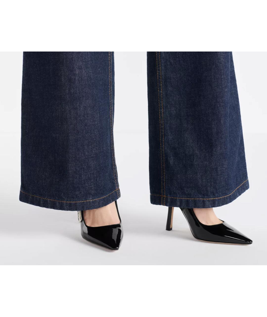 CHRISTIAN DIOR Черные туфли из лакированной кожи, фото 2