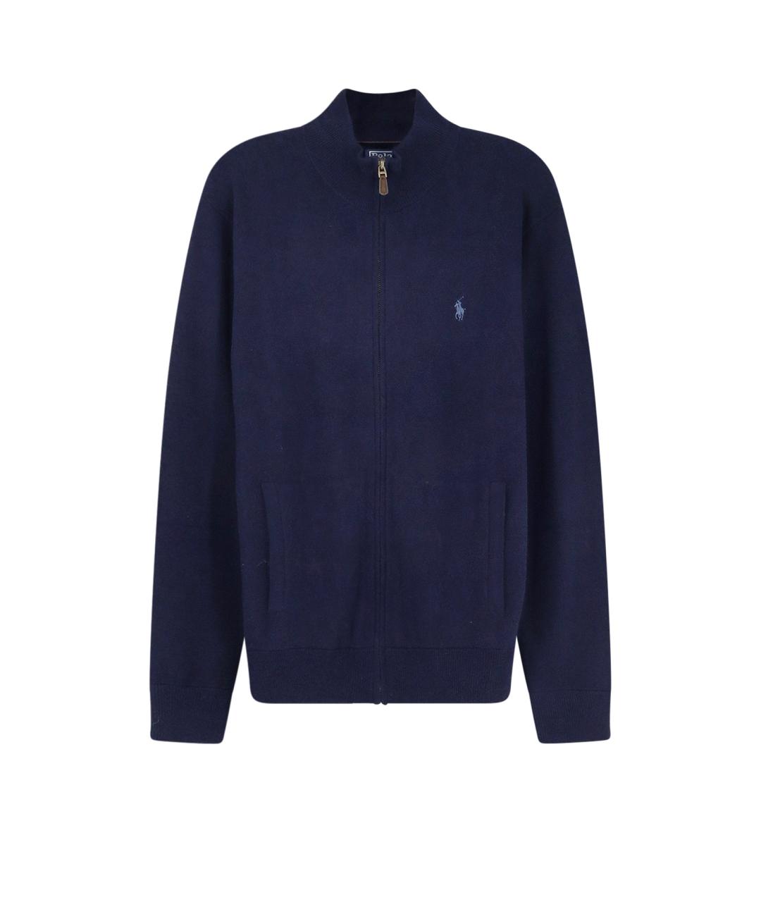 POLO RALPH LAUREN Синий шерстяной джемпер / свитер, фото 1