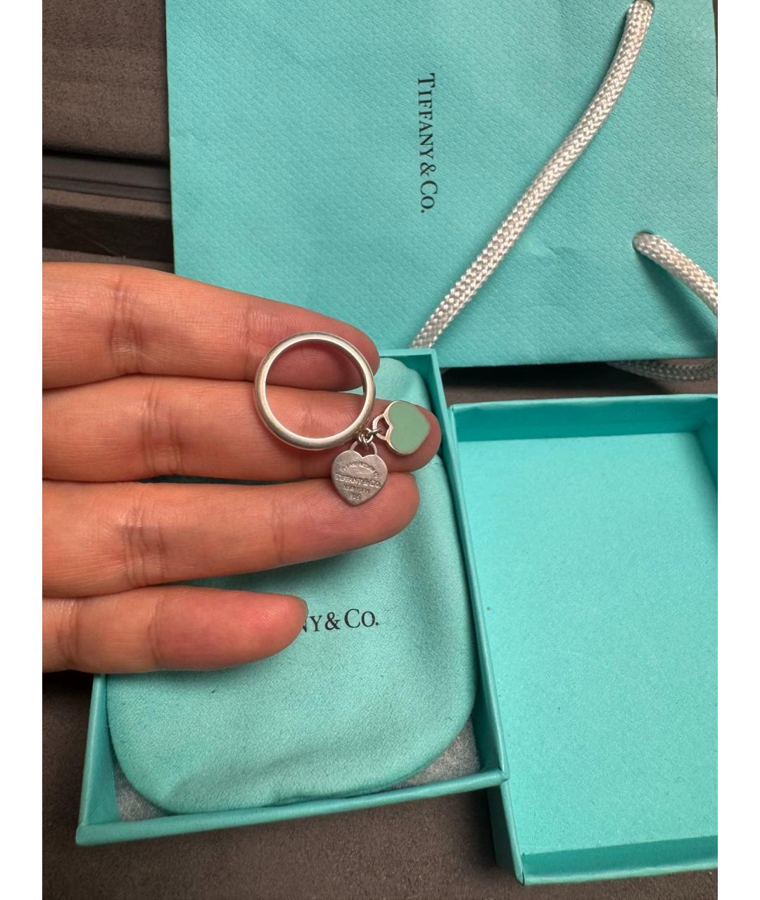 TIFFANY&CO Серебряное серебряное кольцо, фото 2
