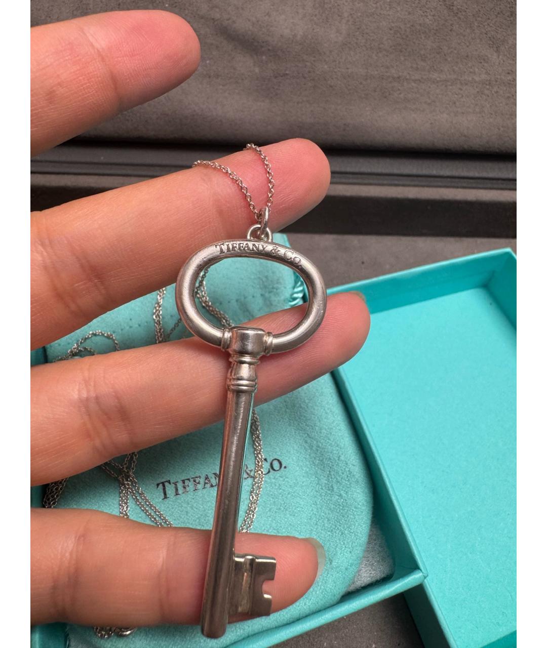 TIFFANY&CO Серебряная серебряная цепочка, фото 4