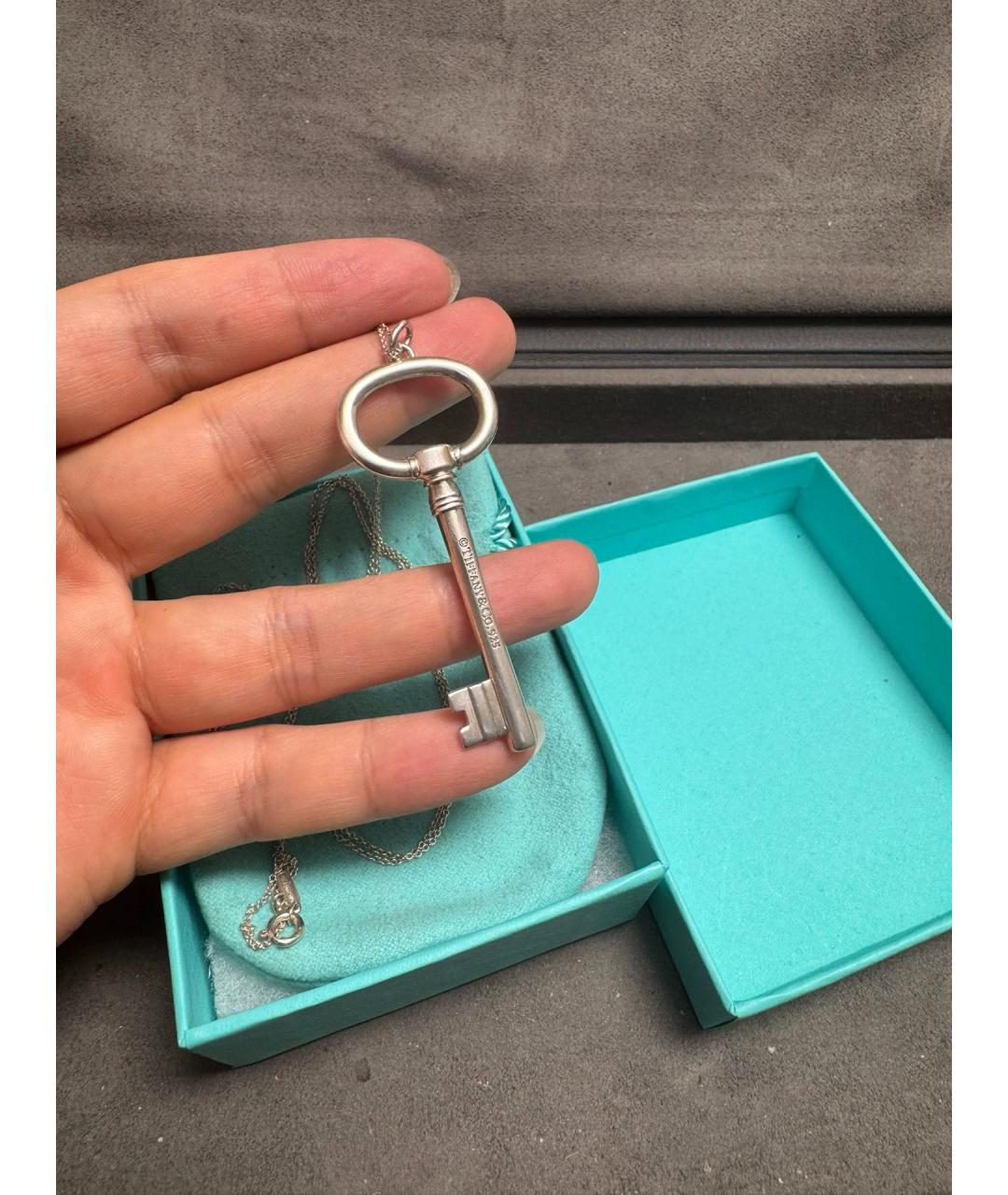 TIFFANY&CO Серебряная серебряная цепочка, фото 3