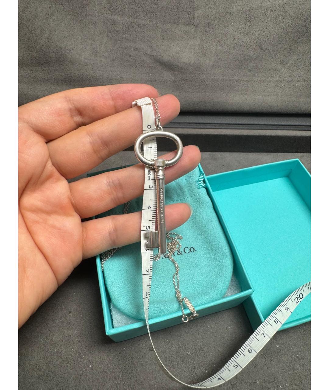 TIFFANY&CO Серебряная серебряная цепочка, фото 6