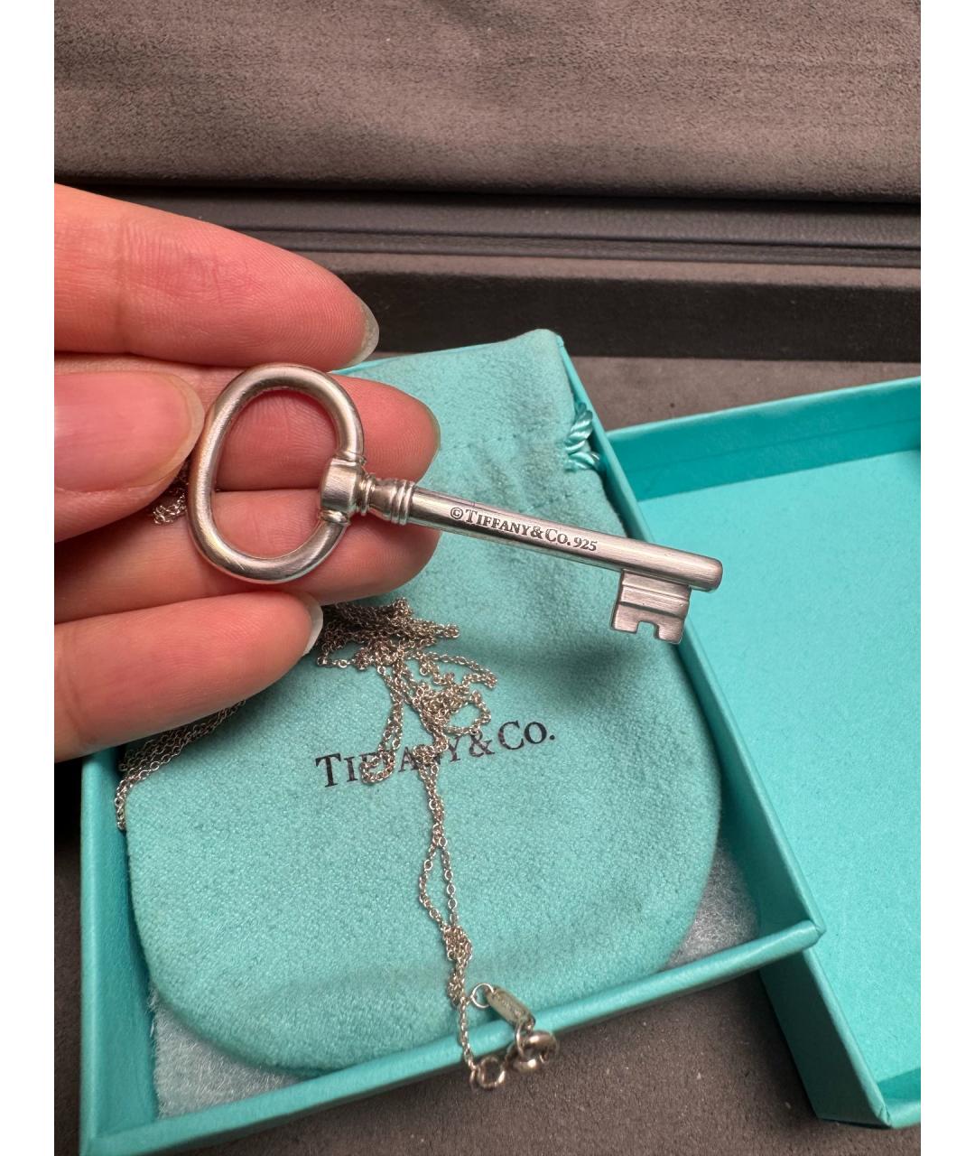 TIFFANY&CO Серебряная серебряная цепочка, фото 5
