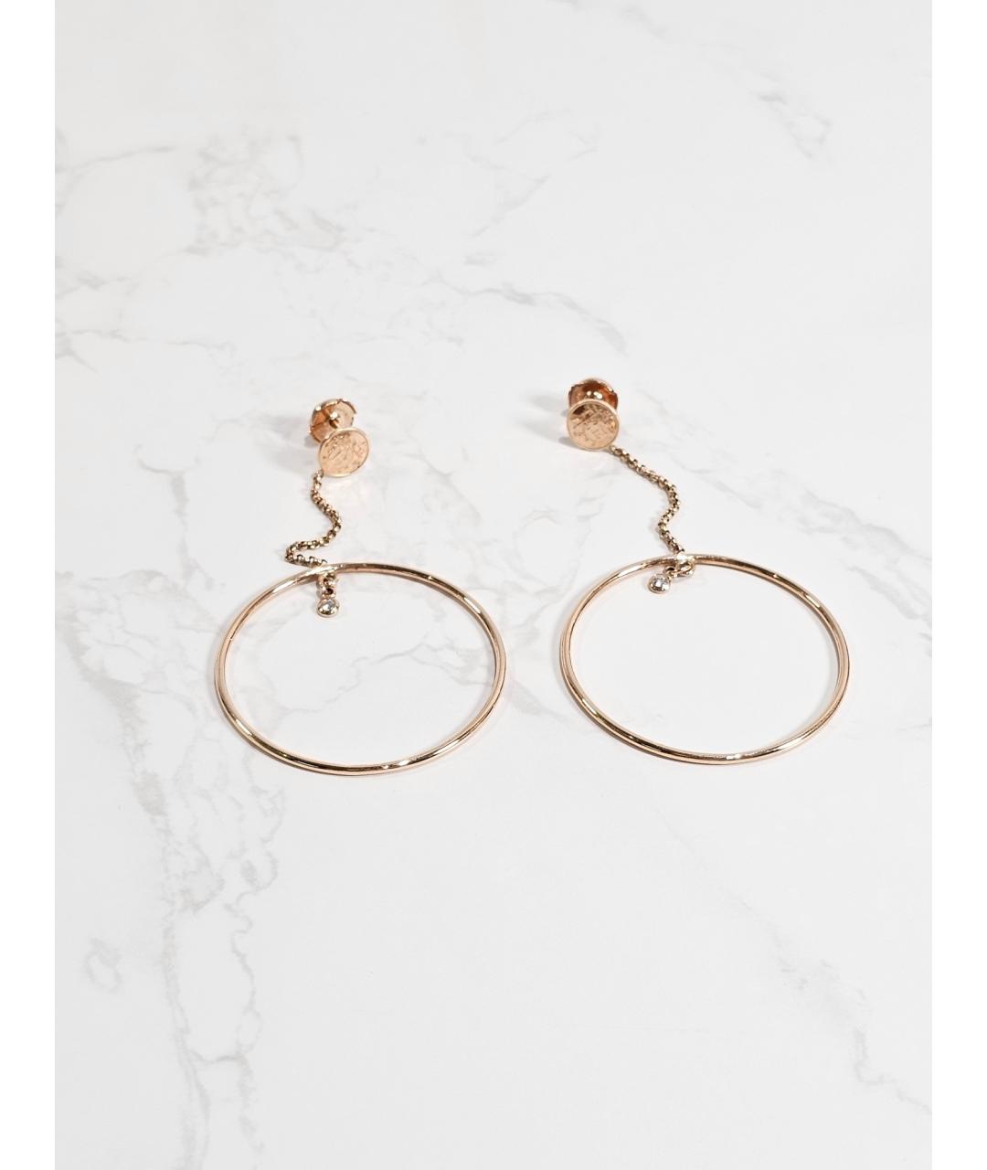 HERMES Золотые серьги из розового золота, фото 4