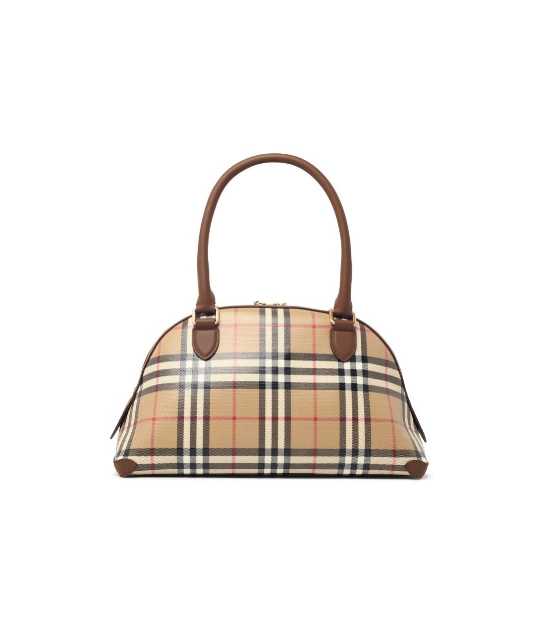BURBERRY Бежевая сумка тоут из канвы, фото 3