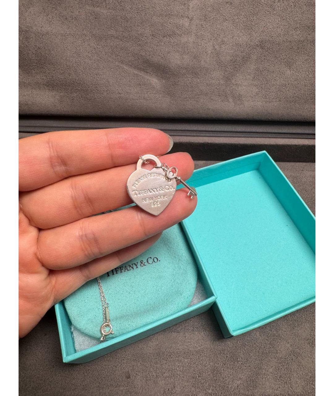 TIFFANY&CO Серебряный серебряный кулон, фото 2