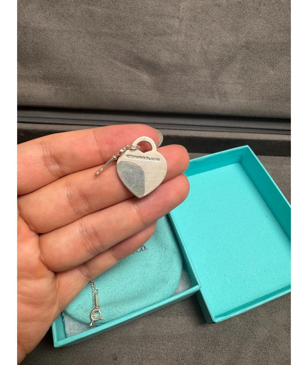 TIFFANY&CO Серебряный серебряный кулон, фото 4
