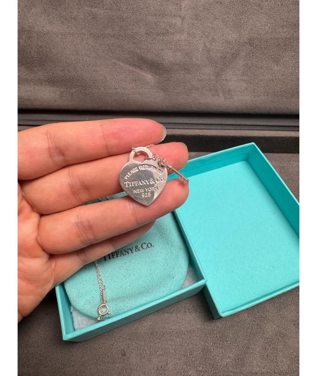 TIFFANY&CO Серебряный серебряный кулон, фото 3