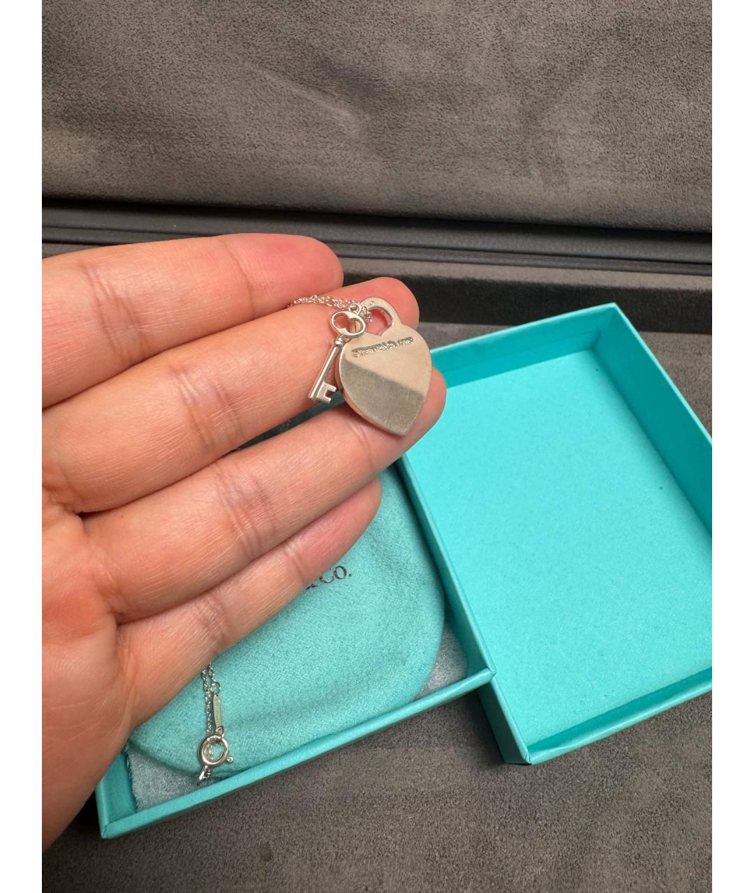 TIFFANY&CO Серебряный серебряный кулон, фото 5