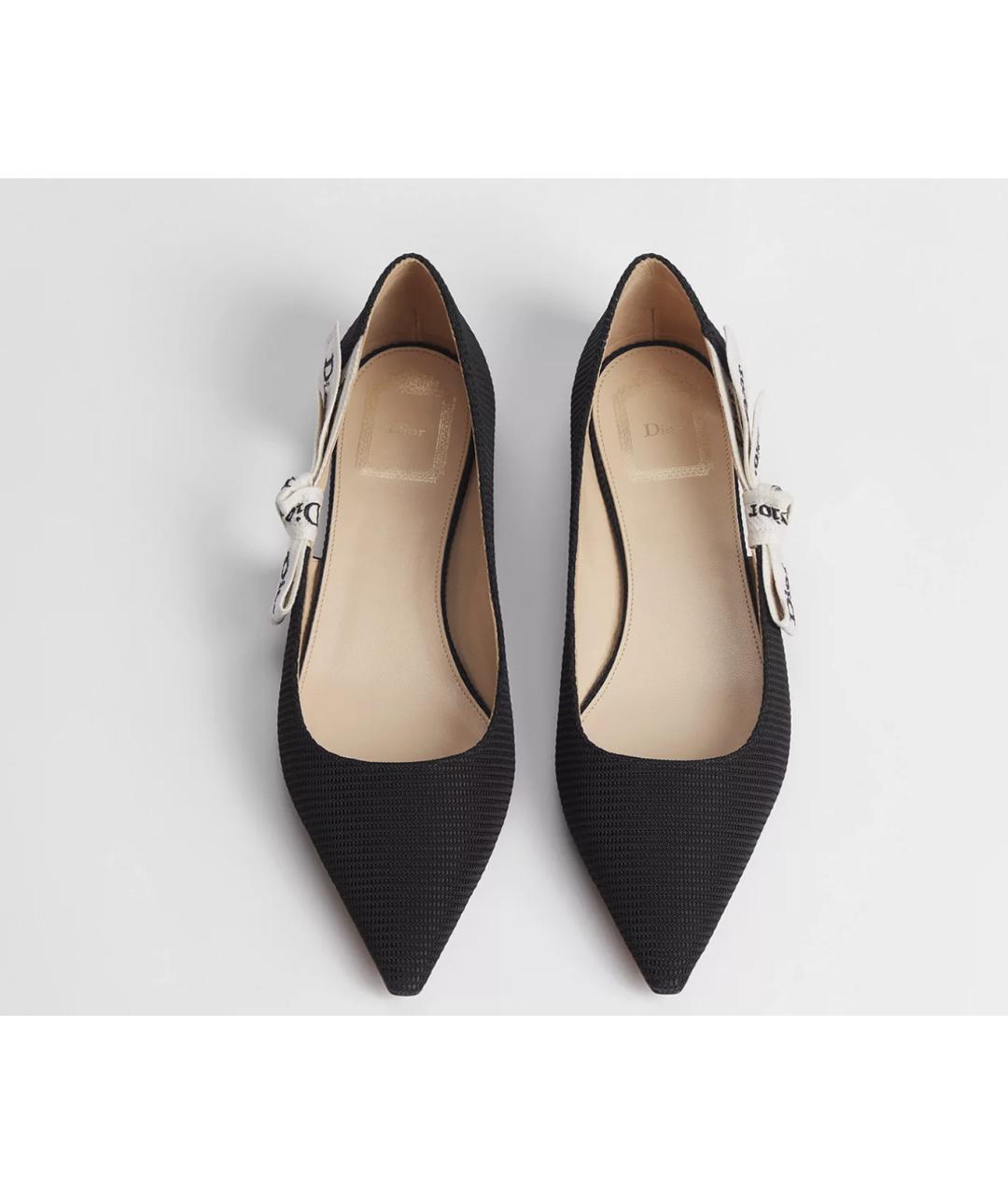 CHRISTIAN DIOR Черные балетки, фото 2
