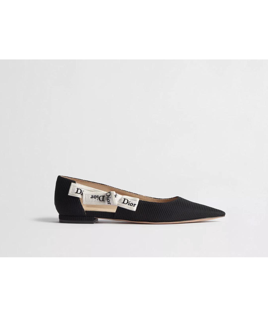 CHRISTIAN DIOR Черные балетки, фото 4