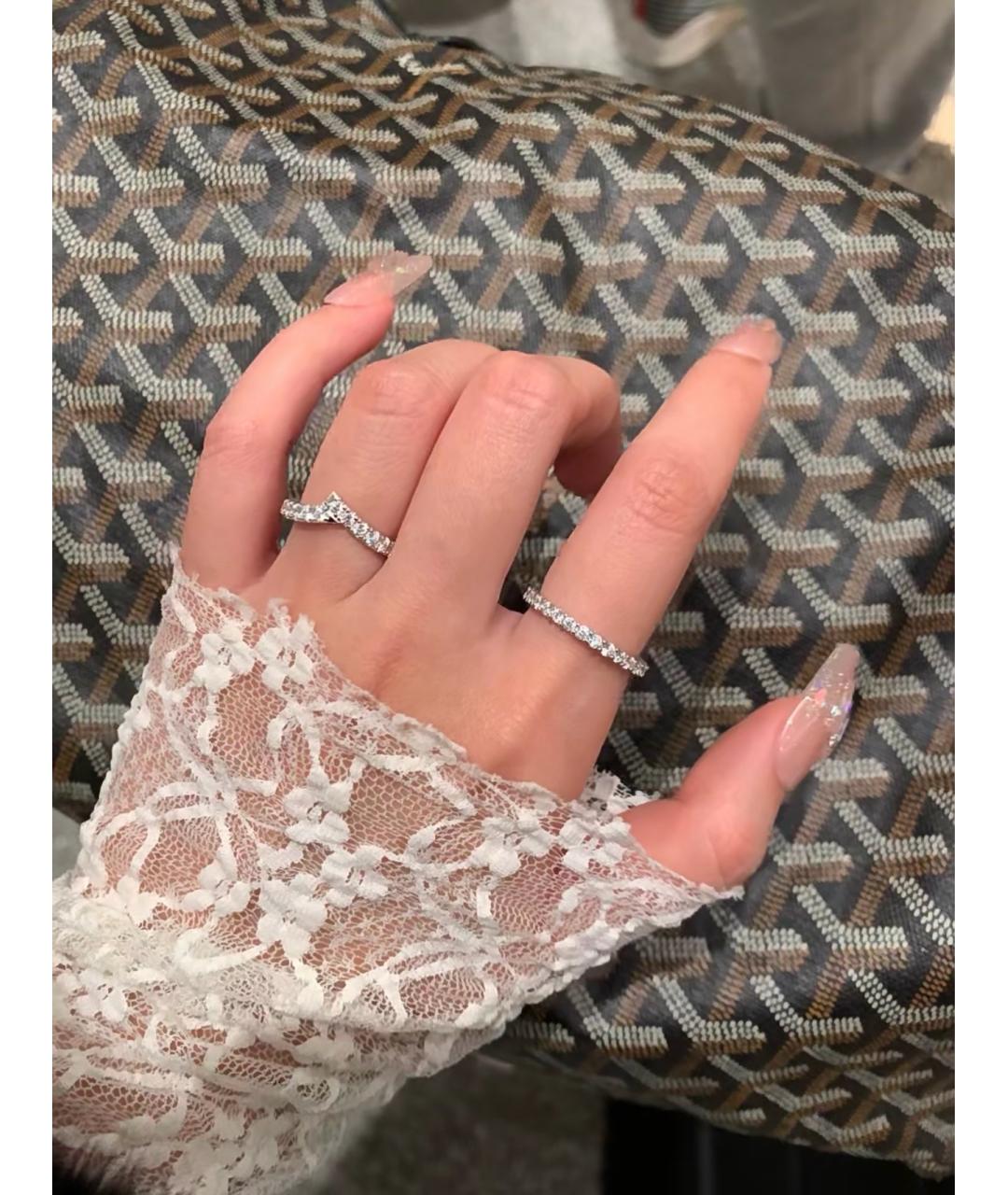 Harry Winston Серебряное платиновое кольцо, фото 8