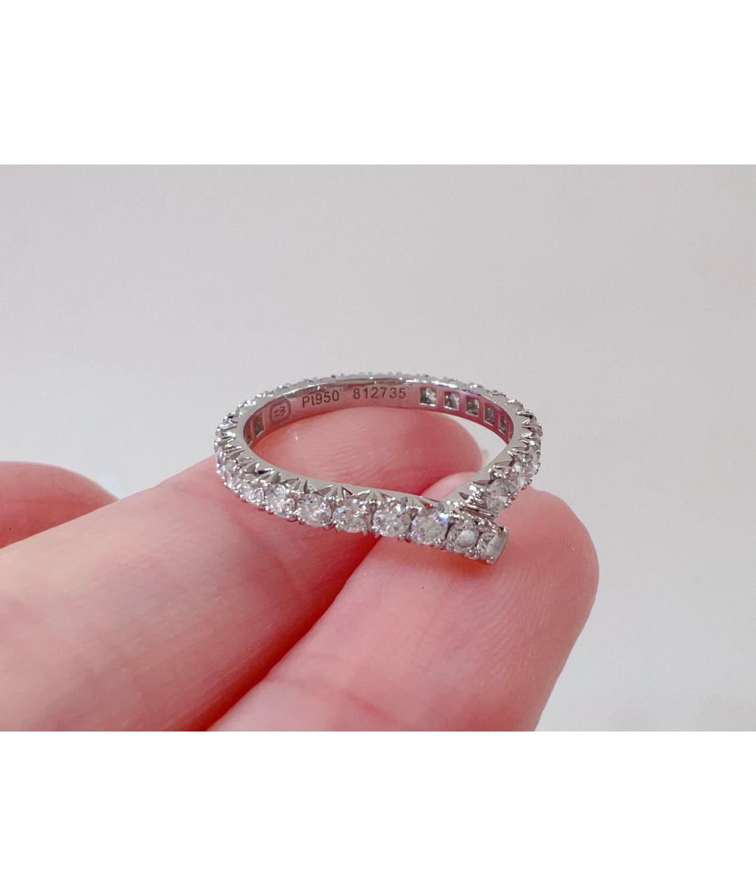 Harry Winston Серебряное платиновое кольцо, фото 7