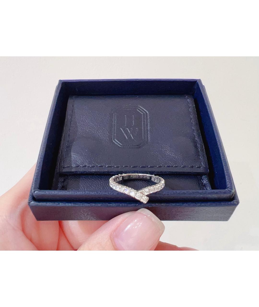 Harry Winston Серебряное платиновое кольцо, фото 9