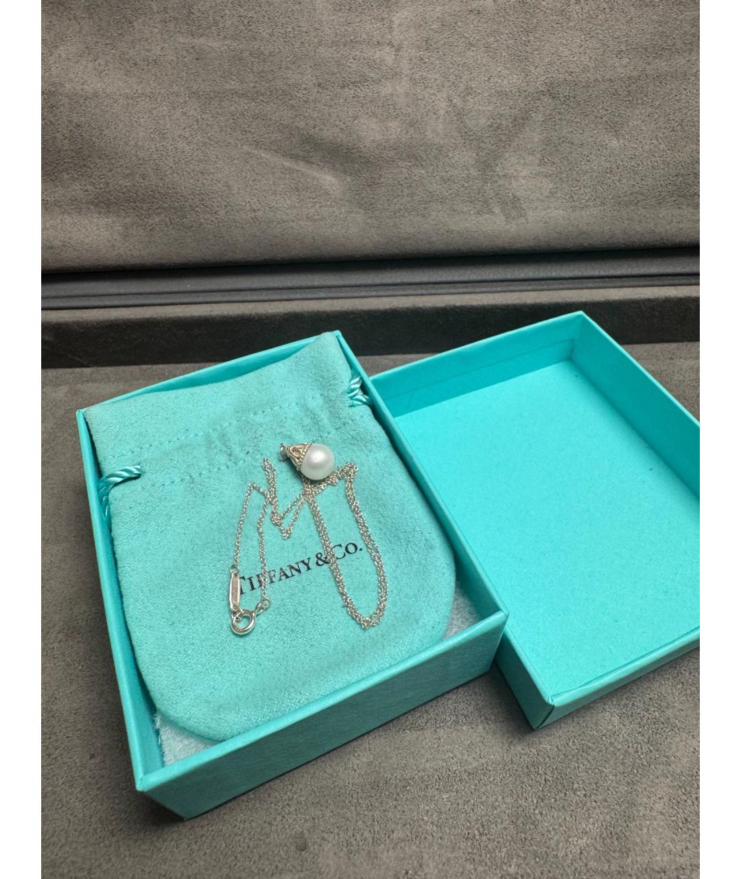 TIFFANY&CO Белый серебряный кулон, фото 5