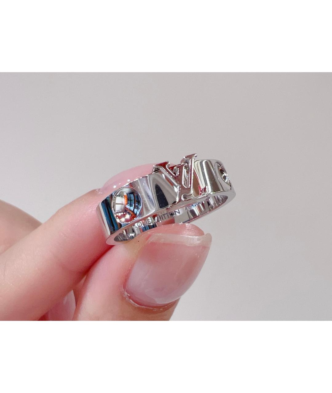 LOUIS VUITTON Серебряное кольцо из белого золота, фото 4