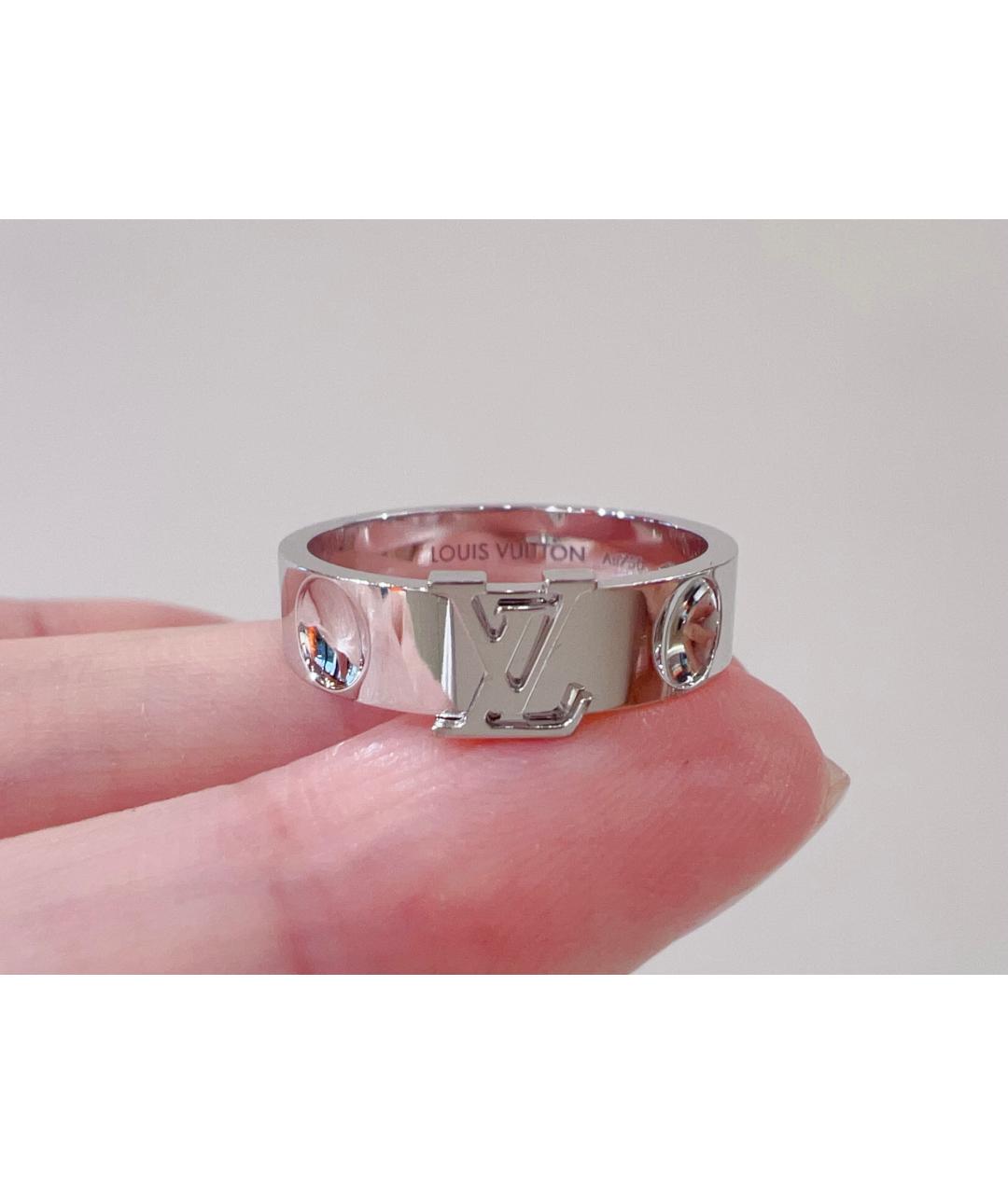 LOUIS VUITTON Серебряное кольцо из белого золота, фото 9