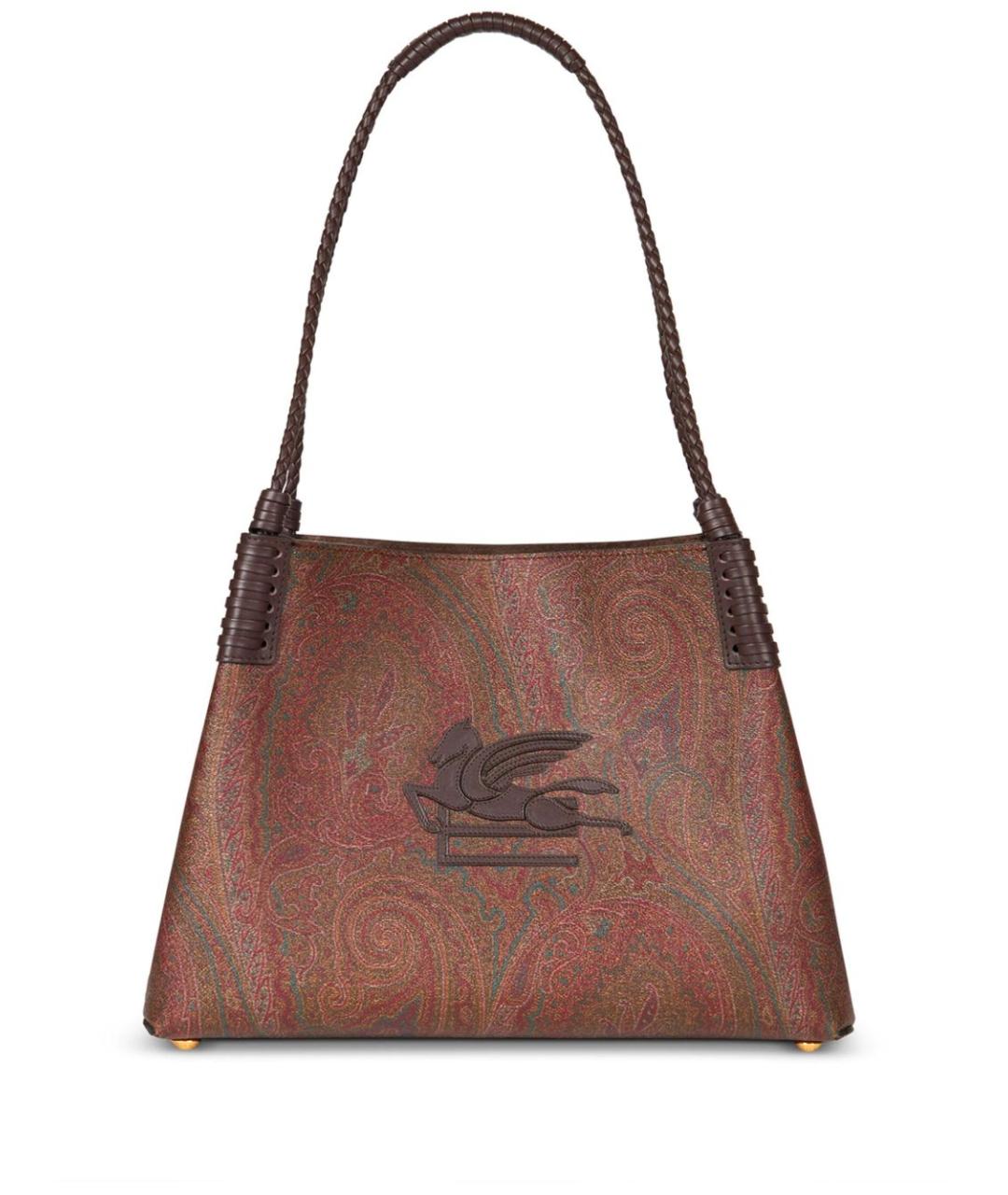 ETRO Коричневая хлопковая сумка тоут, фото 1