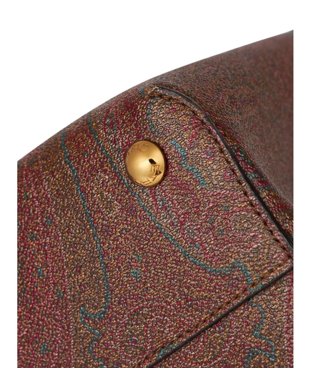 ETRO Коричневая хлопковая сумка тоут, фото 3