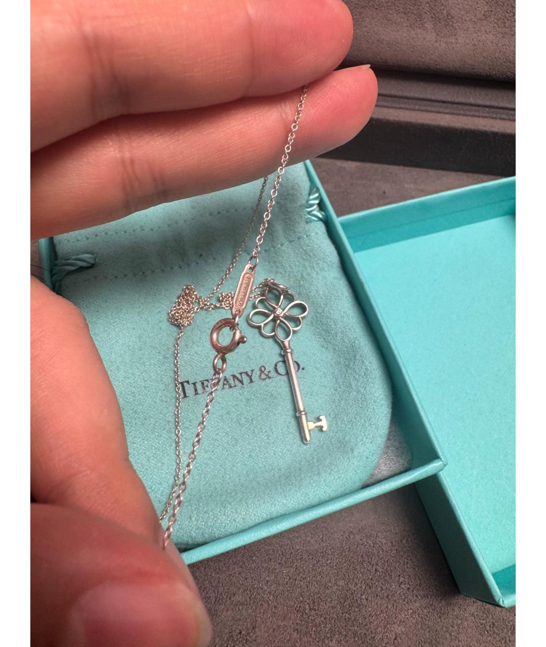 TIFFANY&CO Серебряная серебряная подвеска, фото 6